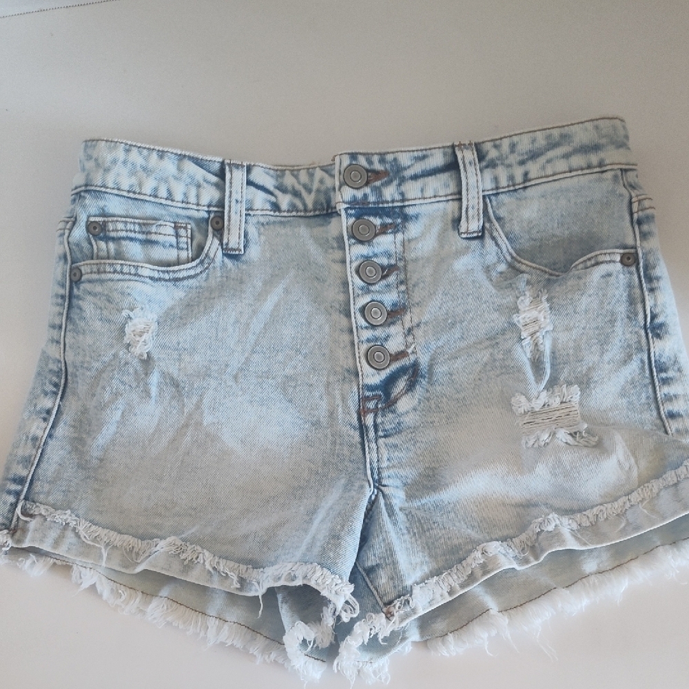 Altar'd State Light Blue Jean Shorts